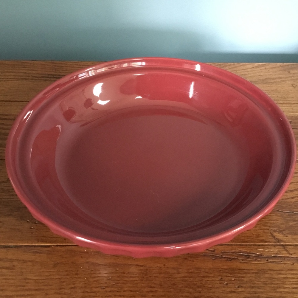 Longaberger 10” Pie Plate Paprika